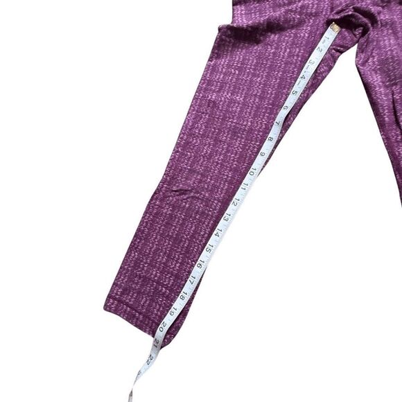Lululemon Athletica Women's Ziggy Wee Wunder Under Cropped Leggings Plum Small - Picture 5 of 7